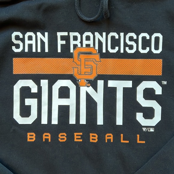 SF Giants Levelwear Black Hoodie Sweatshirt. Size XL. - Picture 5 of 6